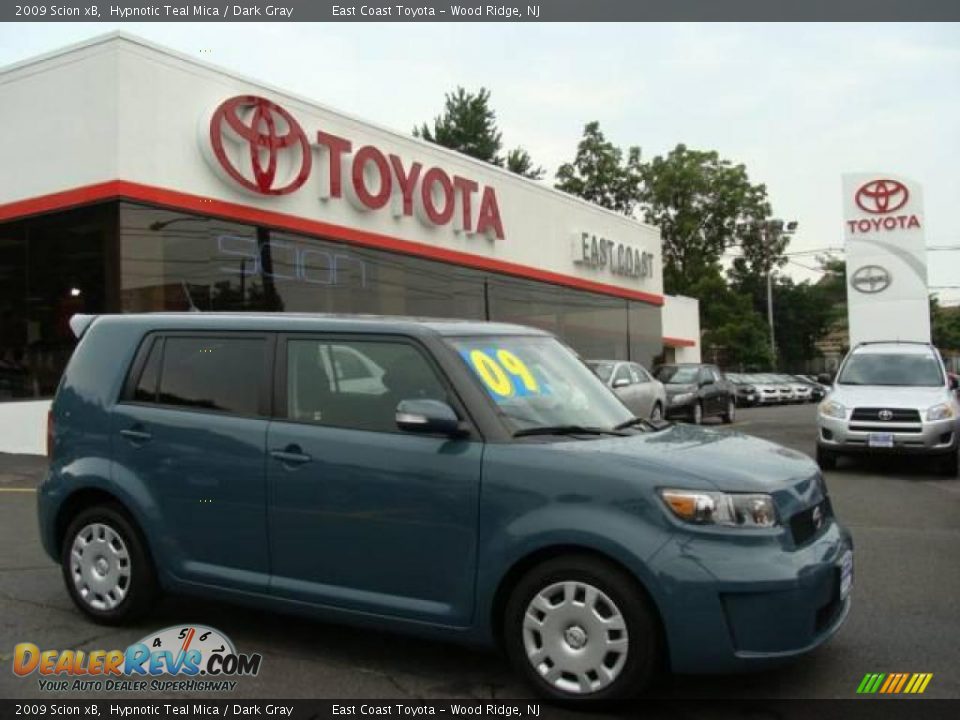 2009 Scion xB Hypnotic Teal Mica / Dark Gray Photo #1