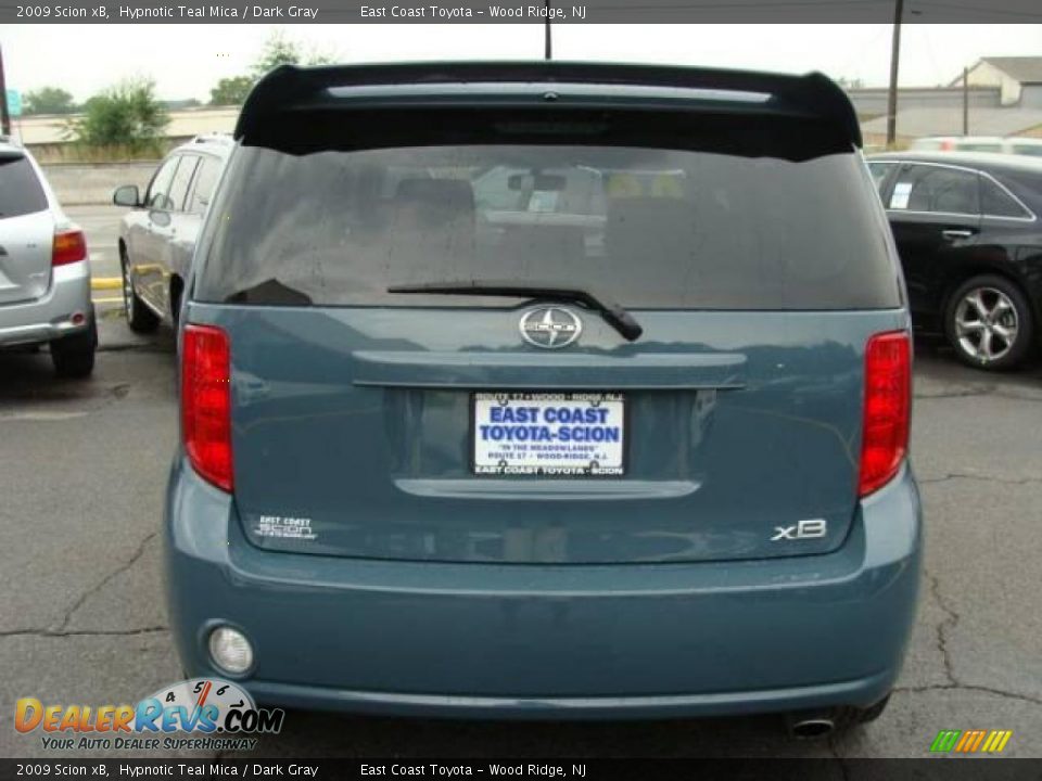 2009 Scion xB Hypnotic Teal Mica / Dark Gray Photo #4