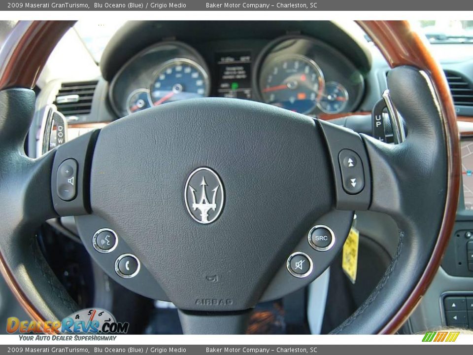 2009 Maserati GranTurismo Blu Oceano (Blue) / Grigio Medio Photo #24