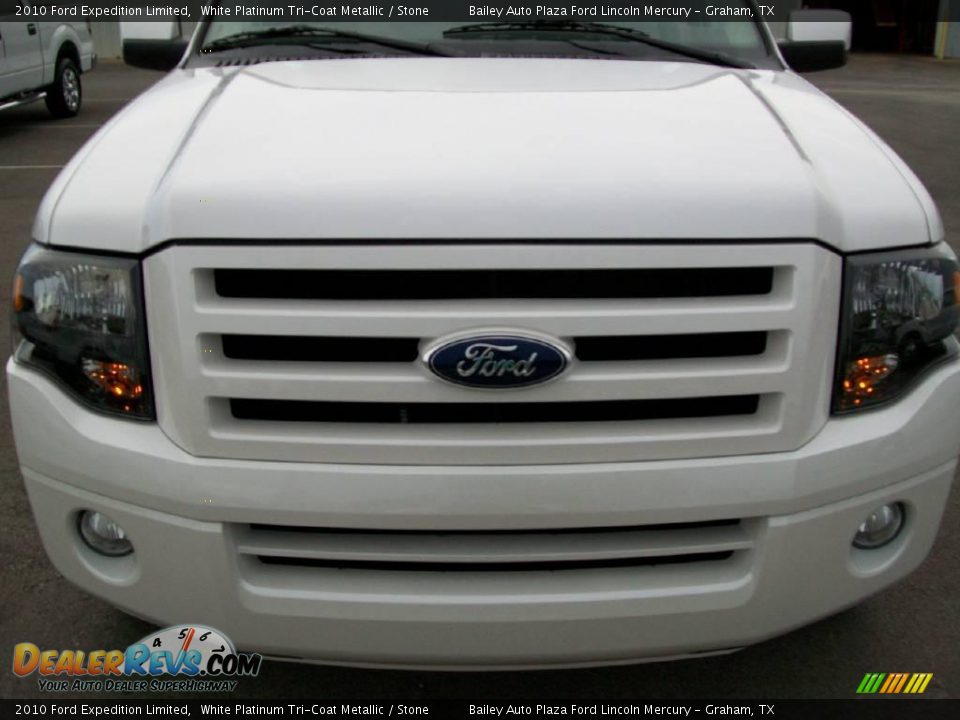 2010 Ford Expedition Limited White Platinum Tri-Coat Metallic / Stone Photo #1
