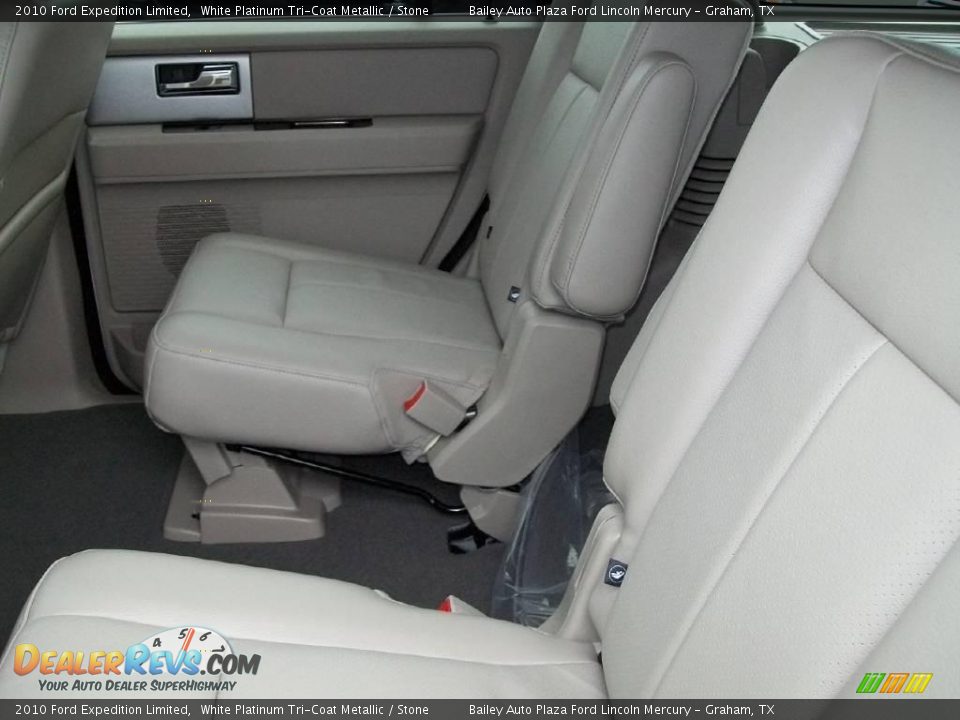2010 Ford Expedition Limited White Platinum Tri-Coat Metallic / Stone Photo #5