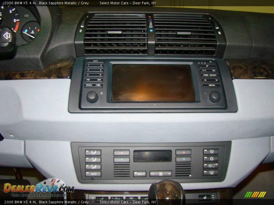 2006 BMW X5 4.4i Black Sapphire Metallic / Grey Photo #9