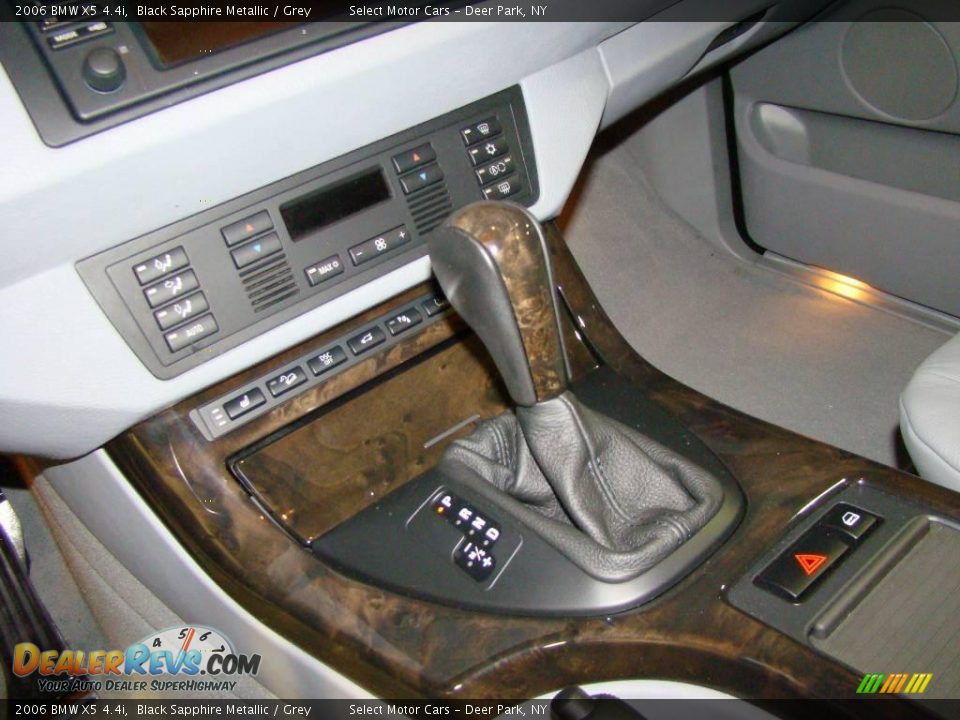 2006 BMW X5 4.4i Black Sapphire Metallic / Grey Photo #10