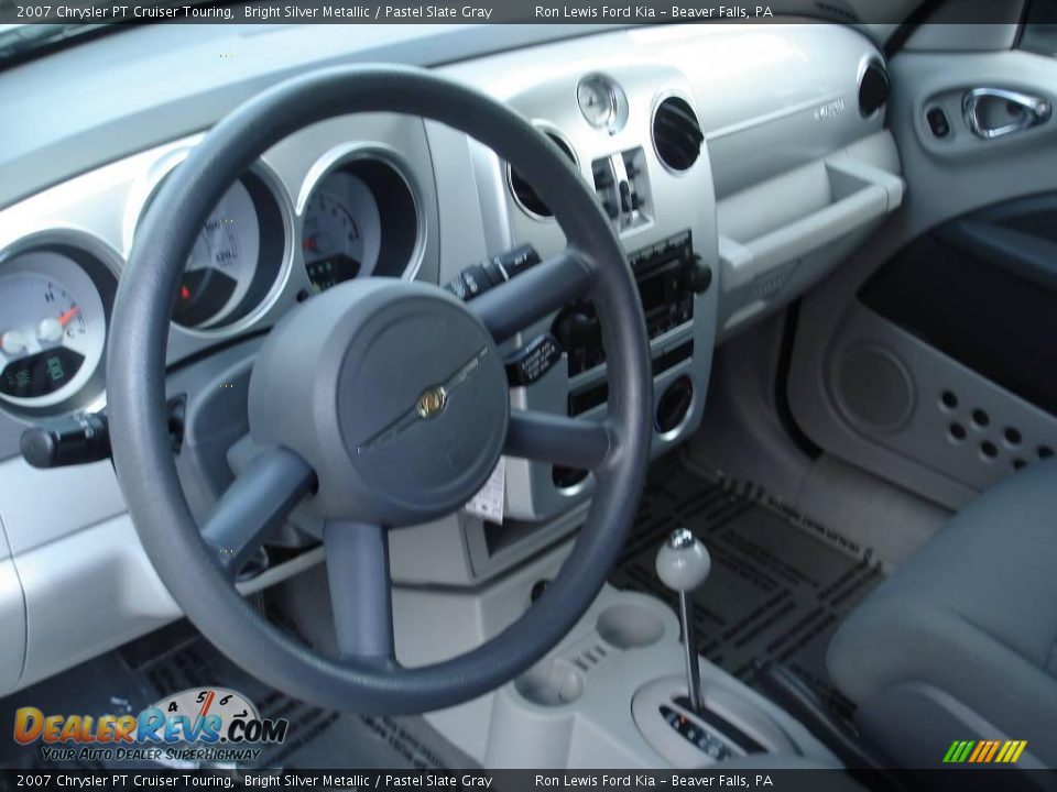 2007 Chrysler PT Cruiser Touring Bright Silver Metallic / Pastel Slate Gray Photo #7