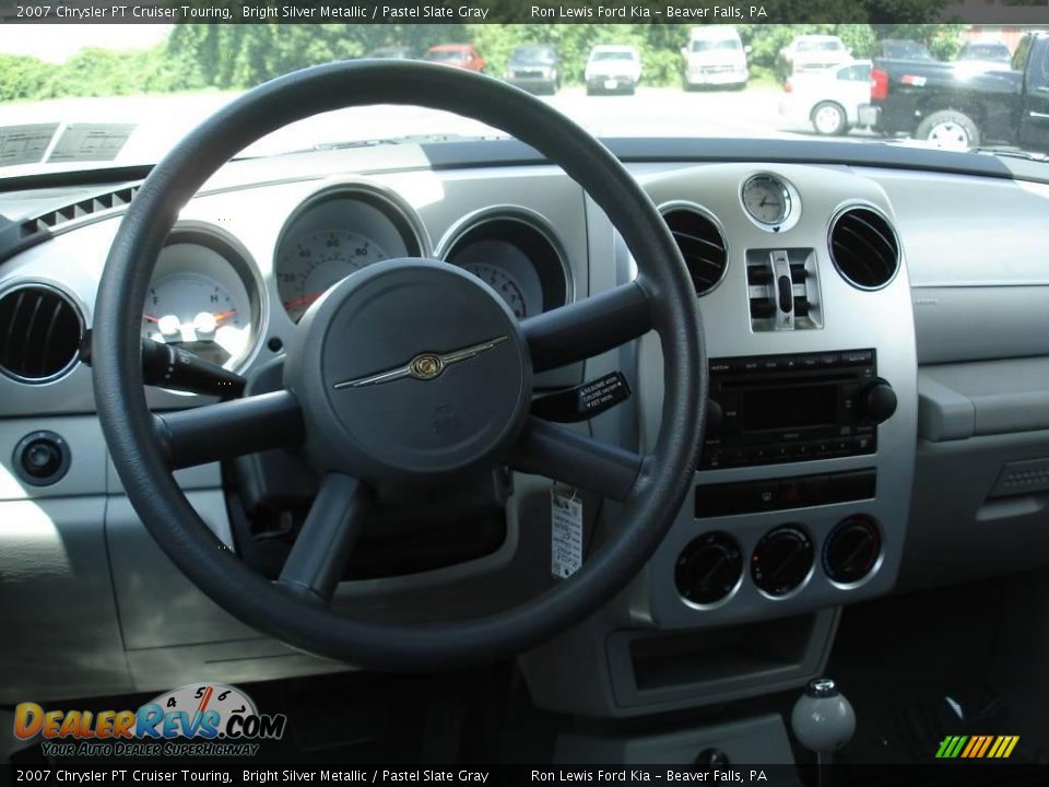 2007 Chrysler PT Cruiser Touring Bright Silver Metallic / Pastel Slate Gray Photo #11