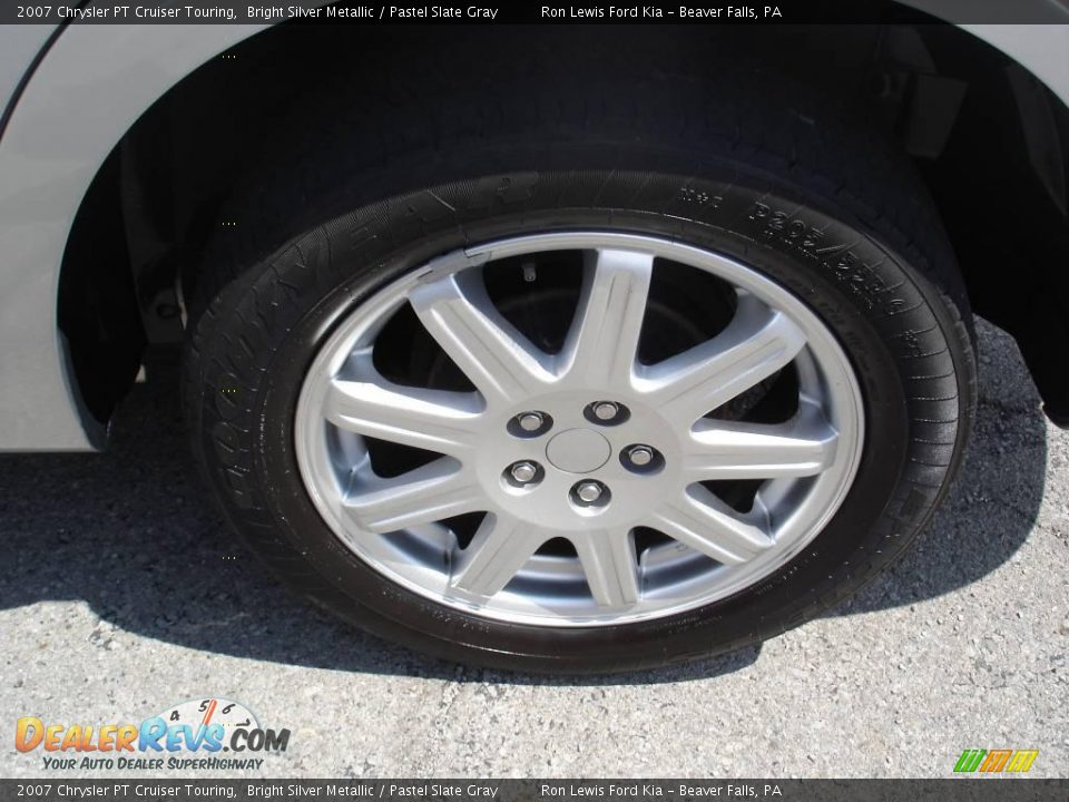 2007 Chrysler PT Cruiser Touring Bright Silver Metallic / Pastel Slate Gray Photo #13