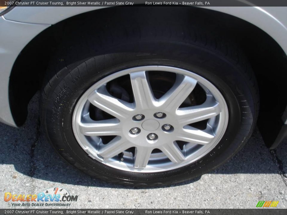 2007 Chrysler PT Cruiser Touring Bright Silver Metallic / Pastel Slate Gray Photo #15
