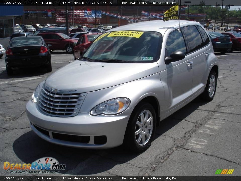 2007 Chrysler PT Cruiser Touring Bright Silver Metallic / Pastel Slate Gray Photo #16
