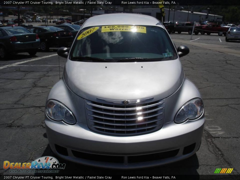 2007 Chrysler PT Cruiser Touring Bright Silver Metallic / Pastel Slate Gray Photo #17