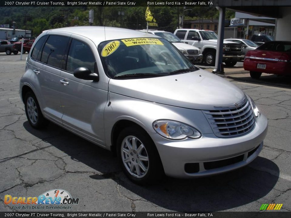 2007 Chrysler PT Cruiser Touring Bright Silver Metallic / Pastel Slate Gray Photo #18