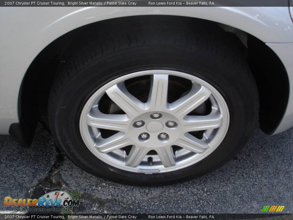 2007 Chrysler PT Cruiser Touring Bright Silver Metallic / Pastel Slate Gray Photo #19