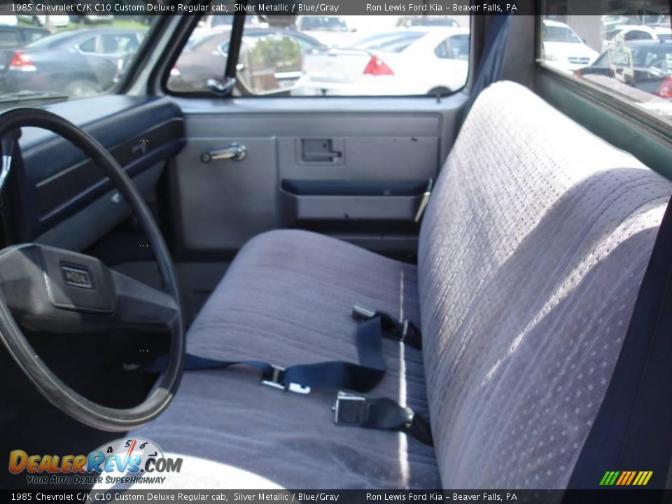 Front Seat of 1985 Chevrolet C/K C10 Custom Deluxe Regular cab Photo #8