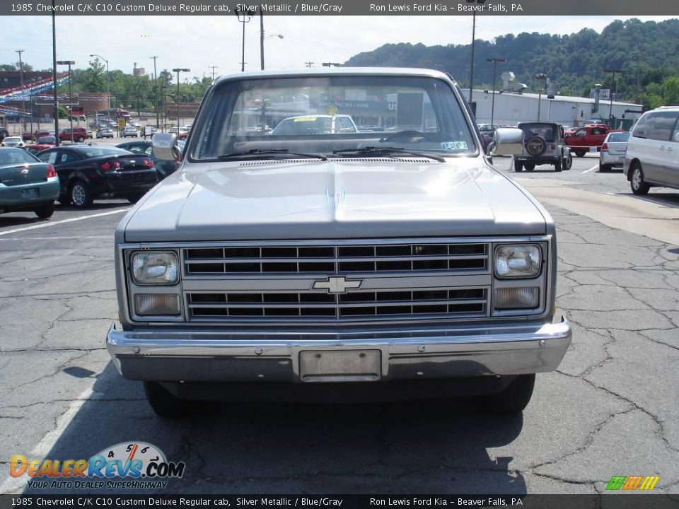 Silver Metallic 1985 Chevrolet C/K C10 Custom Deluxe Regular cab Photo #13