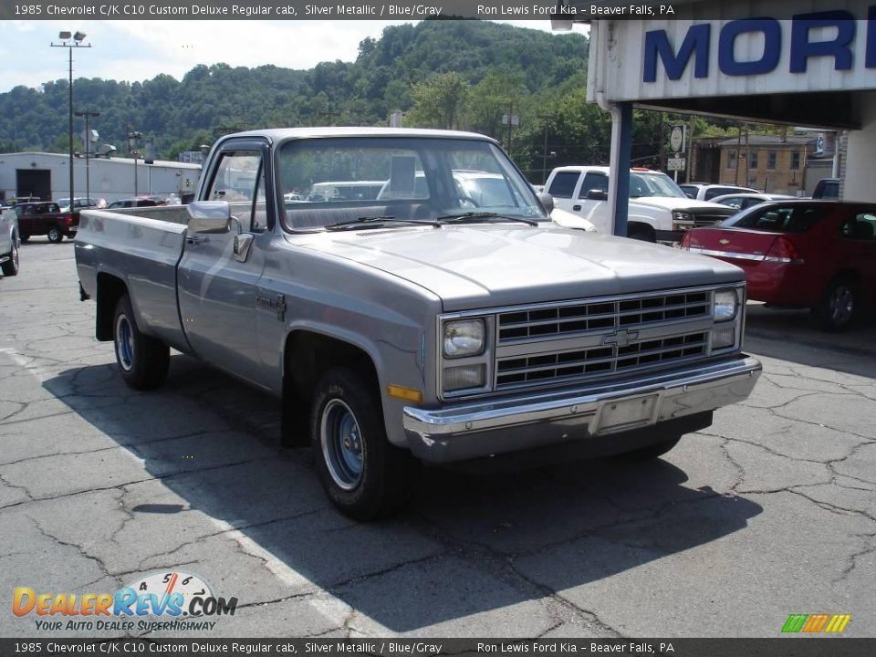 Silver Metallic 1985 Chevrolet C/K C10 Custom Deluxe Regular cab Photo #15