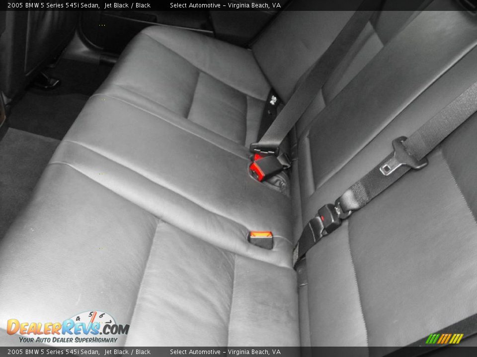 2005 BMW 5 Series 545i Sedan Jet Black / Black Photo #20