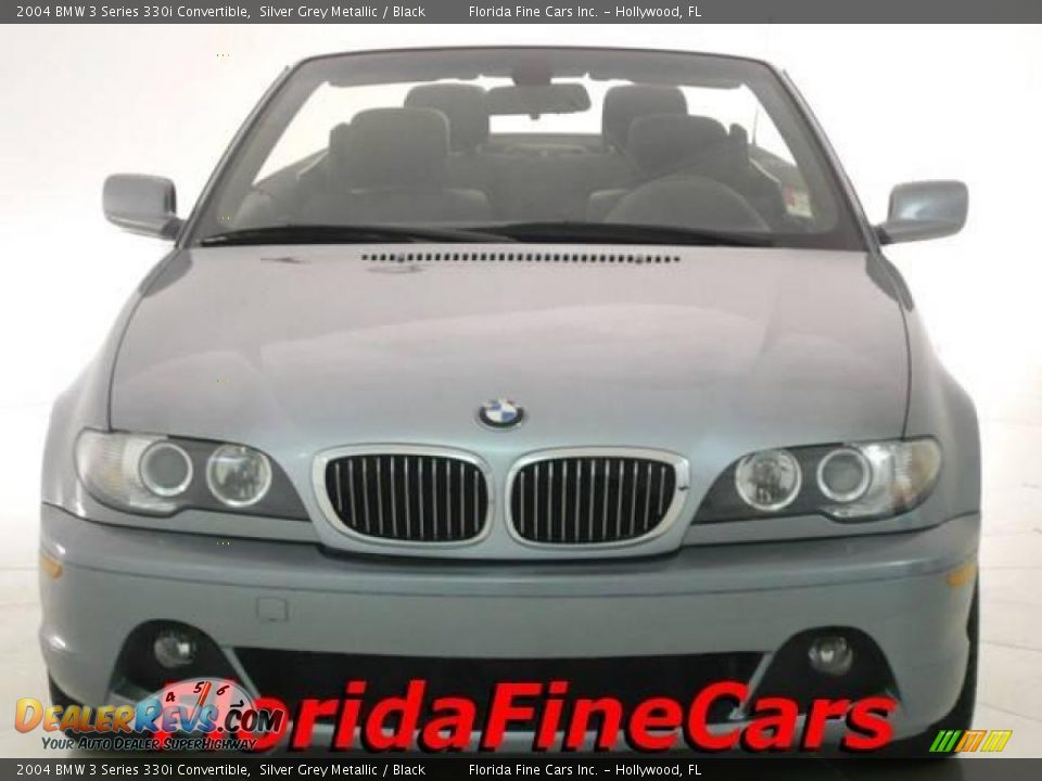 2004 BMW 3 Series 330i Convertible Silver Grey Metallic / Black Photo #5