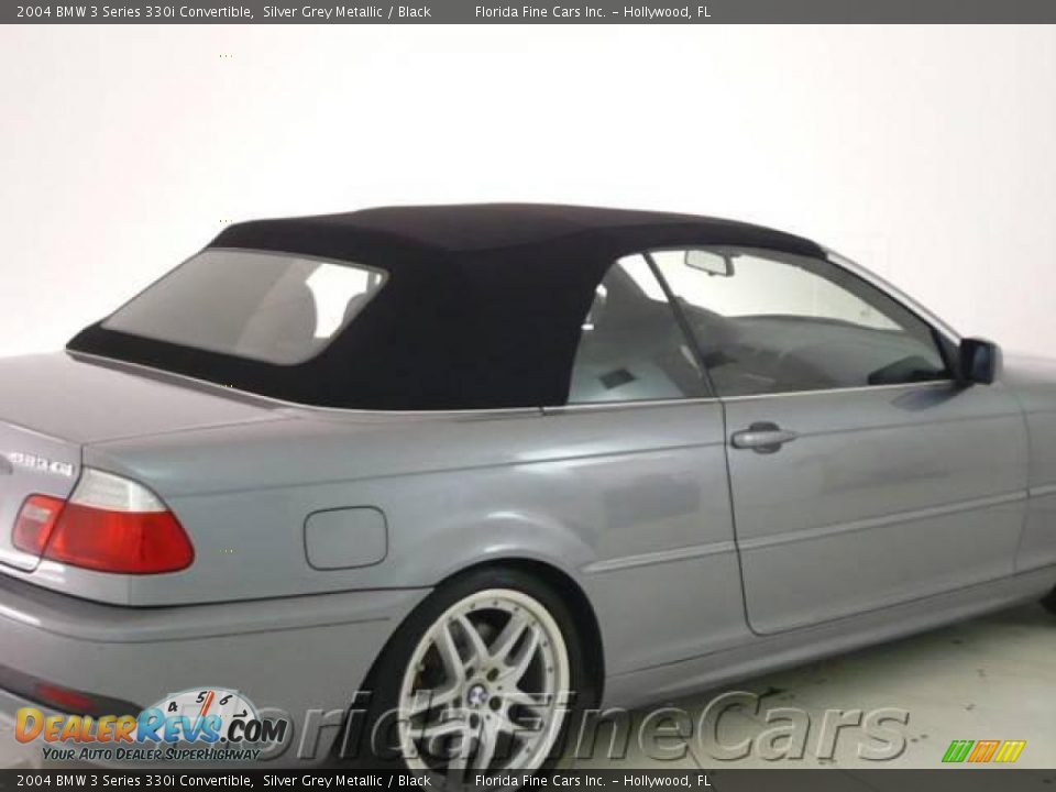 2004 BMW 3 Series 330i Convertible Silver Grey Metallic / Black Photo #9