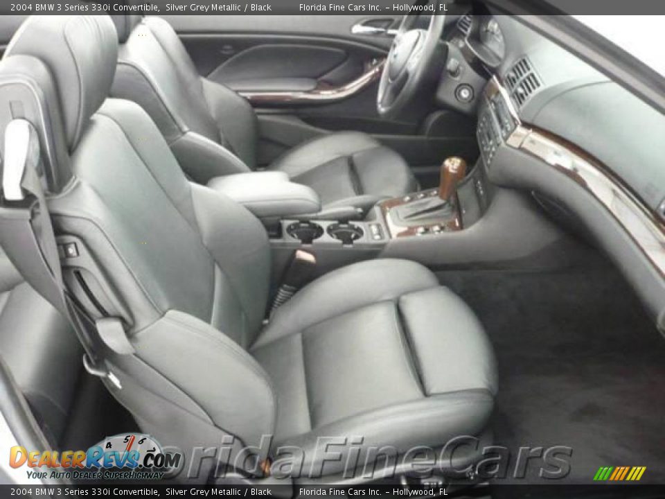 2004 BMW 3 Series 330i Convertible Silver Grey Metallic / Black Photo #14