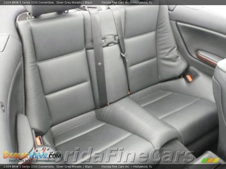 2004 BMW 3 Series 330i Convertible Silver Grey Metallic / Black Photo #15