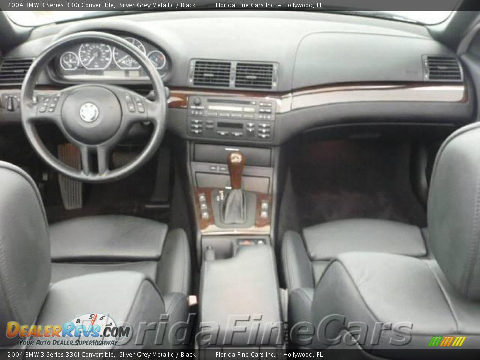 2004 BMW 3 Series 330i Convertible Silver Grey Metallic / Black Photo #16