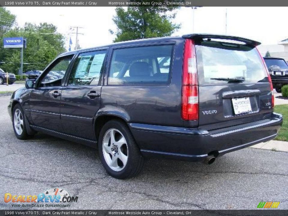 1998 Volvo V70 T5 Dark Gray Pearl Metallic / Gray Photo #3