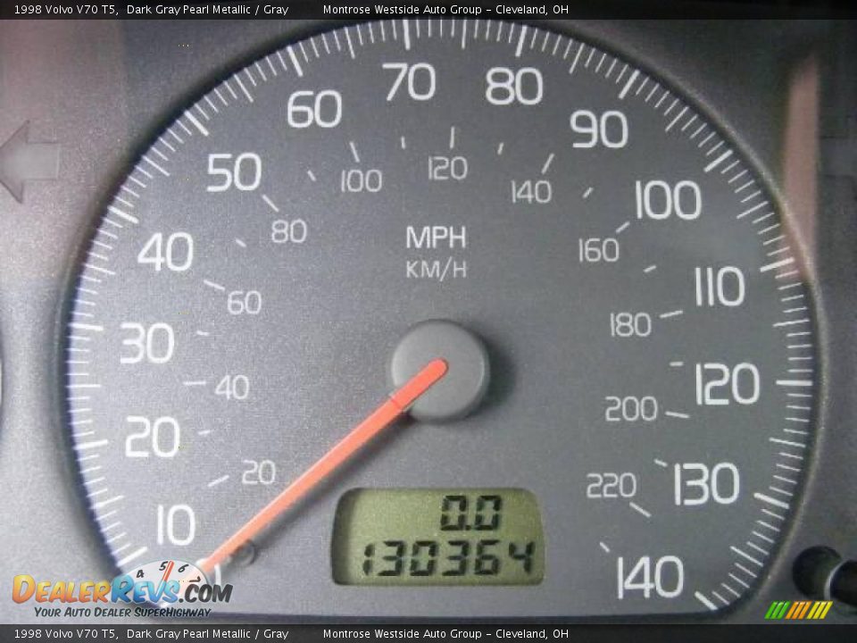 1998 Volvo V70 T5 Dark Gray Pearl Metallic / Gray Photo #18