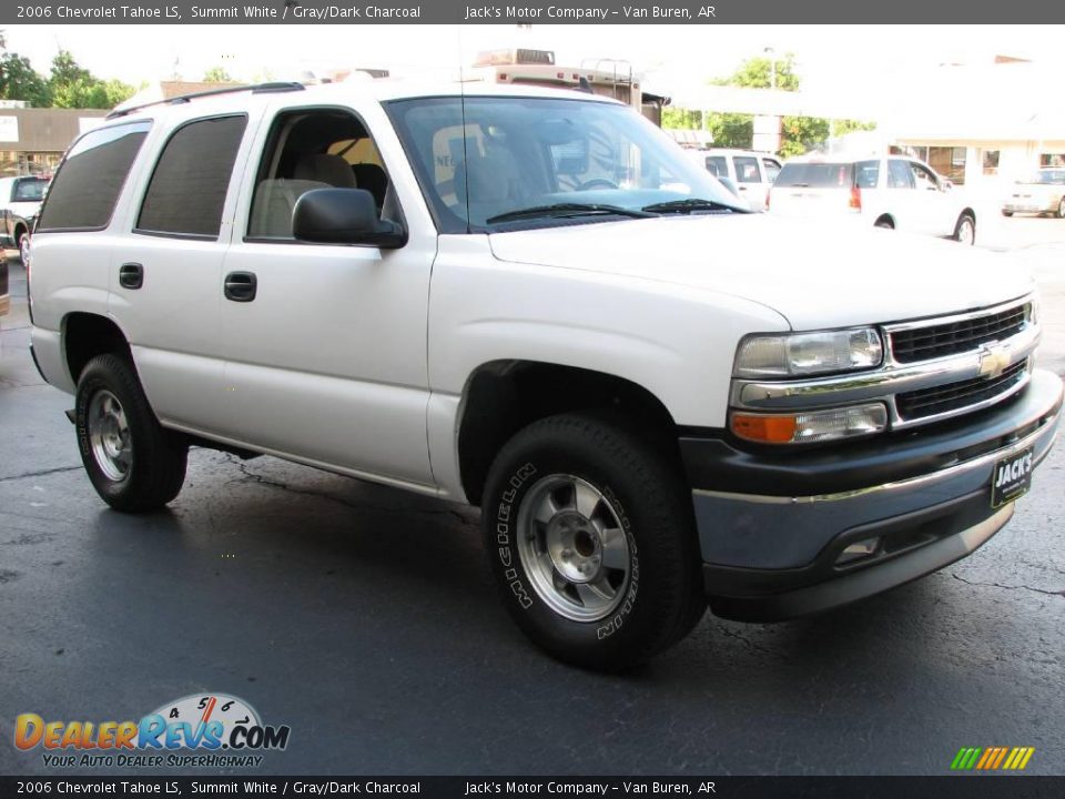 2006 Chevrolet Tahoe LS Summit White / Gray/Dark Charcoal Photo #4