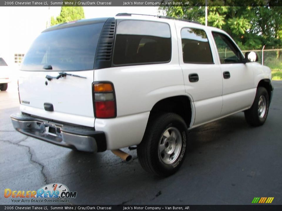 2006 Chevrolet Tahoe LS Summit White / Gray/Dark Charcoal Photo #5
