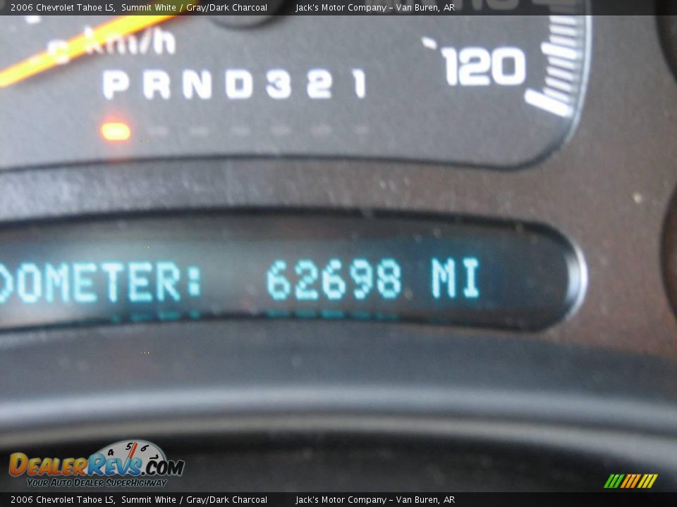 2006 Chevrolet Tahoe LS Summit White / Gray/Dark Charcoal Photo #12