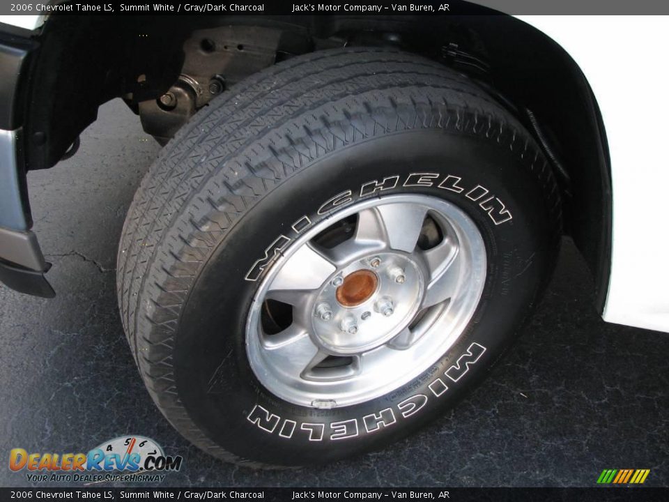 2006 Chevrolet Tahoe LS Summit White / Gray/Dark Charcoal Photo #14