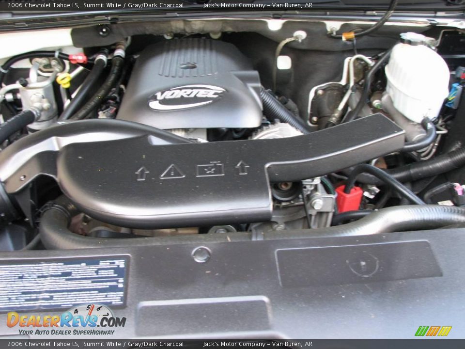 2006 Chevrolet Tahoe LS Summit White / Gray/Dark Charcoal Photo #15