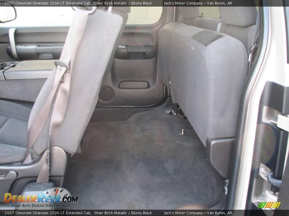 2007 Chevrolet Silverado 1500 LT Extended Cab Silver Birch Metallic / Ebony Black Photo #9