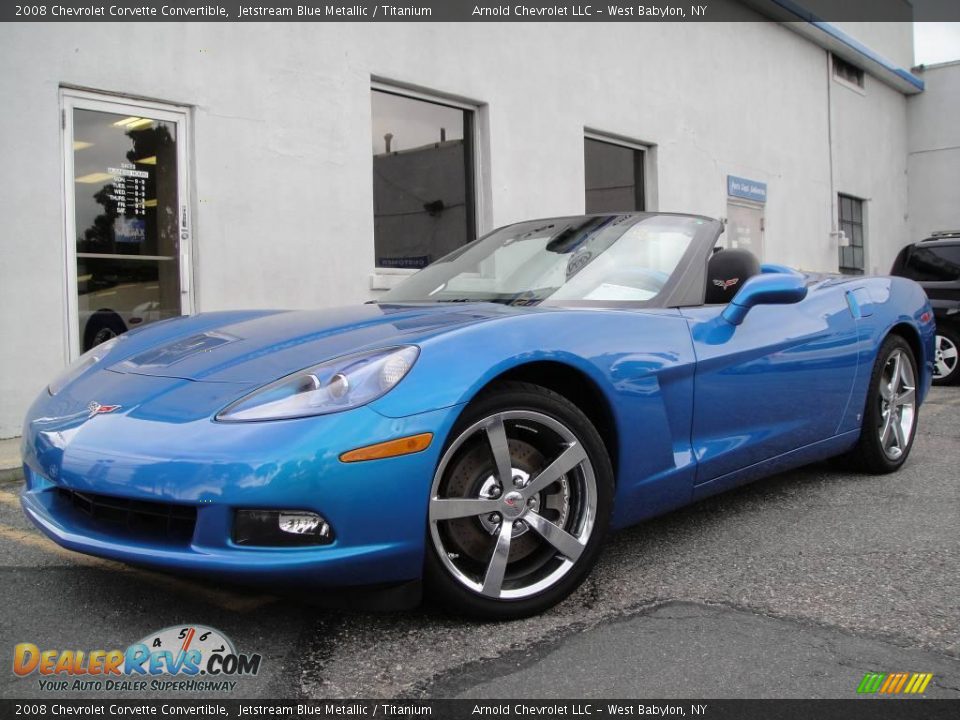 2008 Chevrolet Corvette Convertible Jetstream Blue Metallic / Titanium Photo #1