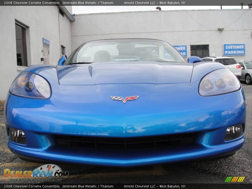 2008 Chevrolet Corvette Convertible Jetstream Blue Metallic / Titanium Photo #2
