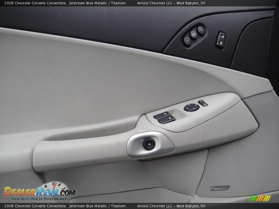 2008 Chevrolet Corvette Convertible Jetstream Blue Metallic / Titanium Photo #9
