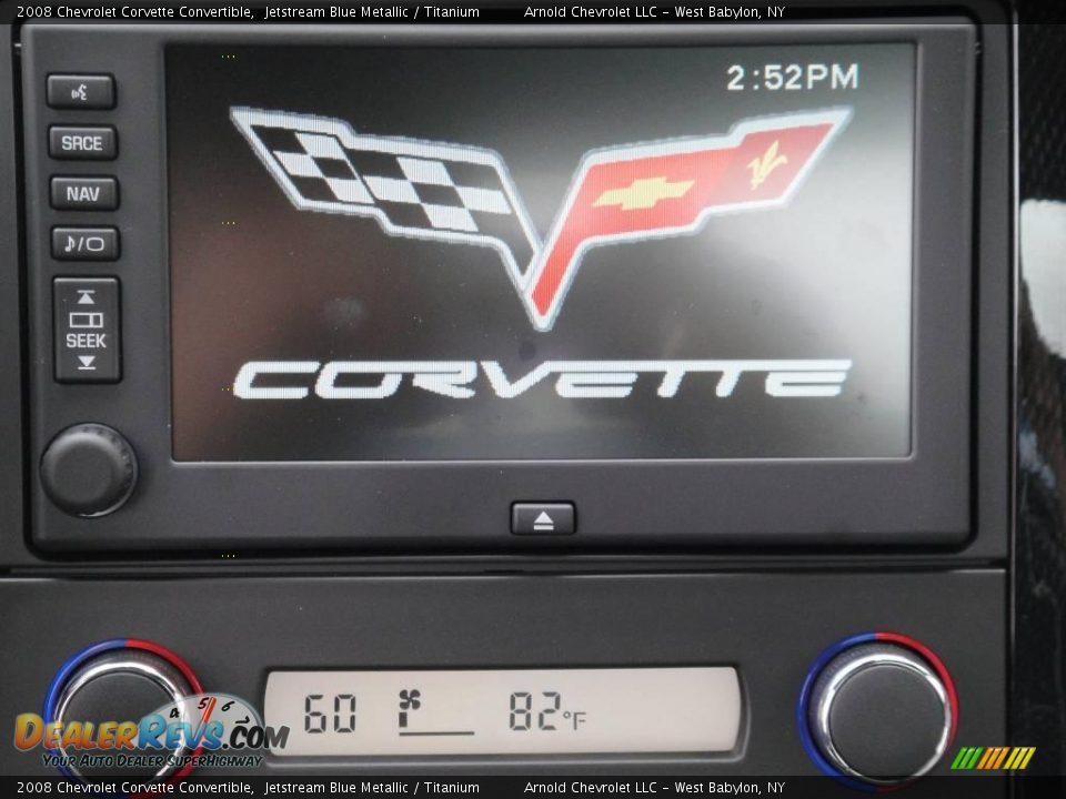 2008 Chevrolet Corvette Convertible Jetstream Blue Metallic / Titanium Photo #14