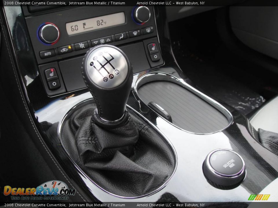 2008 Chevrolet Corvette Convertible Jetstream Blue Metallic / Titanium Photo #15
