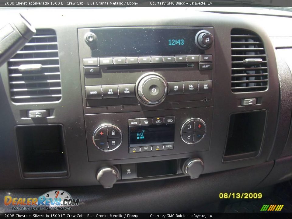 2008 Chevrolet Silverado 1500 LT Crew Cab Blue Granite Metallic / Ebony Photo #14