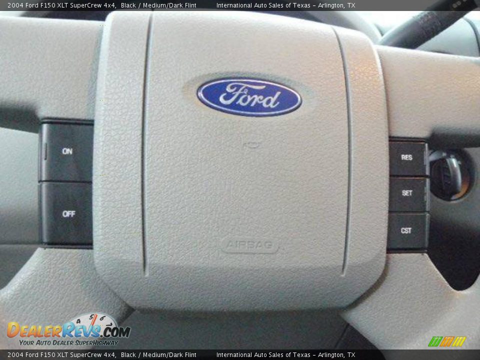 2004 Ford F150 XLT SuperCrew 4x4 Black / Medium/Dark Flint Photo #20