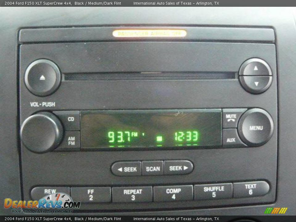 2004 Ford F150 XLT SuperCrew 4x4 Black / Medium/Dark Flint Photo #23