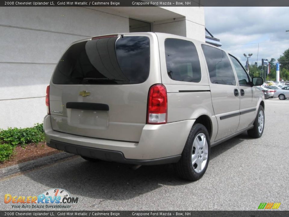 2008 Chevrolet Uplander LS Gold Mist Metallic / Cashmere Beige Photo #3