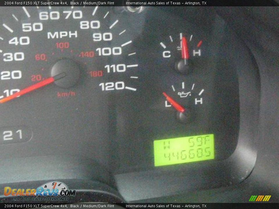 2004 Ford F150 XLT SuperCrew 4x4 Black / Medium/Dark Flint Photo #27