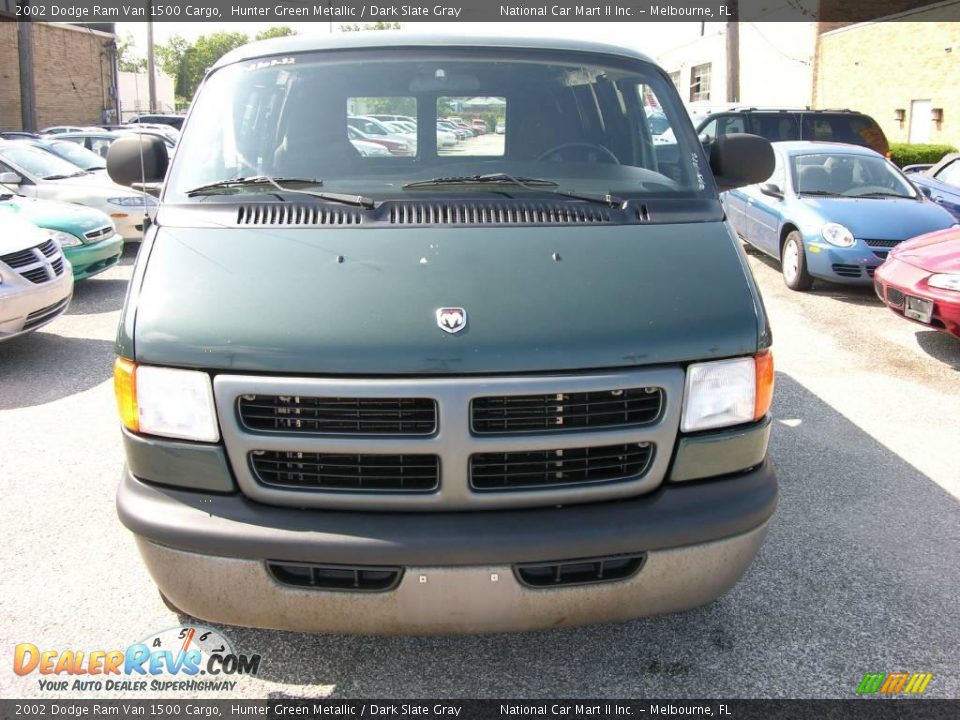 2002 Dodge Ram Van 1500 Cargo Hunter Green Metallic / Dark Slate Gray Photo #2