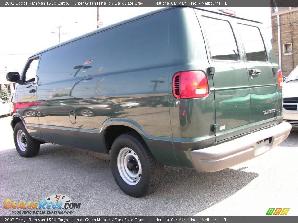 2002 Dodge Ram Van 1500 Cargo Hunter Green Metallic / Dark Slate Gray Photo #4