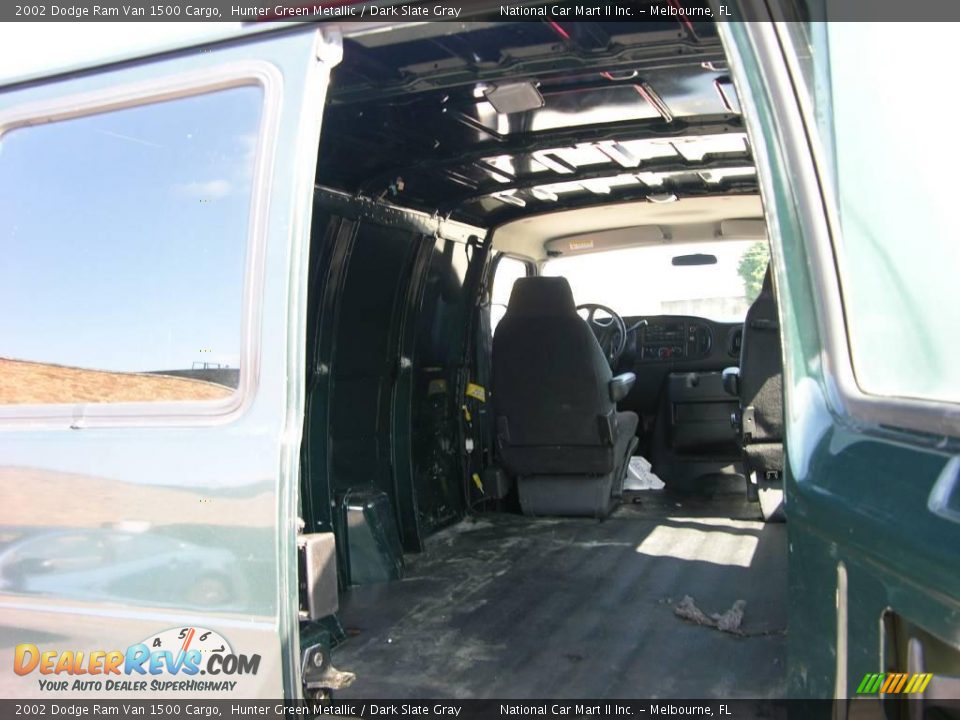 2002 Dodge Ram Van 1500 Cargo Hunter Green Metallic / Dark Slate Gray Photo #17