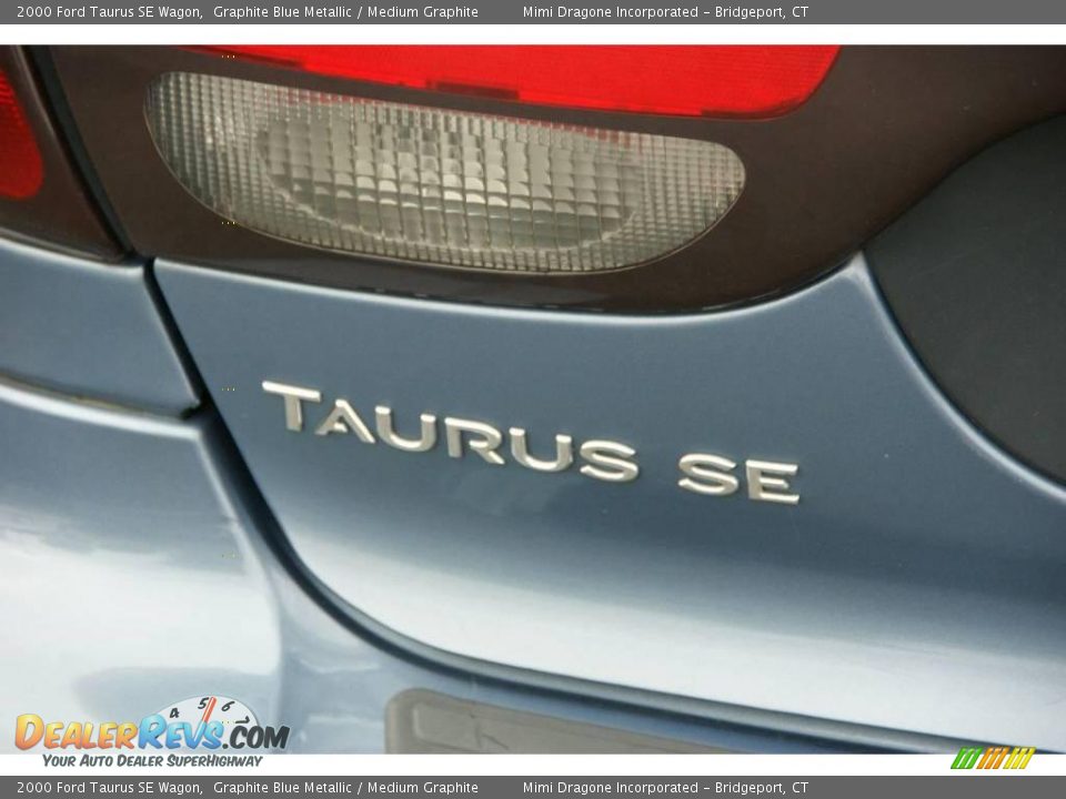 2000 Ford Taurus SE Wagon Graphite Blue Metallic / Medium Graphite Photo #6