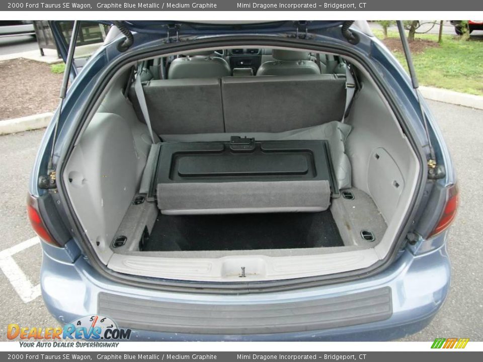 2000 Ford Taurus SE Wagon Graphite Blue Metallic / Medium Graphite Photo #9