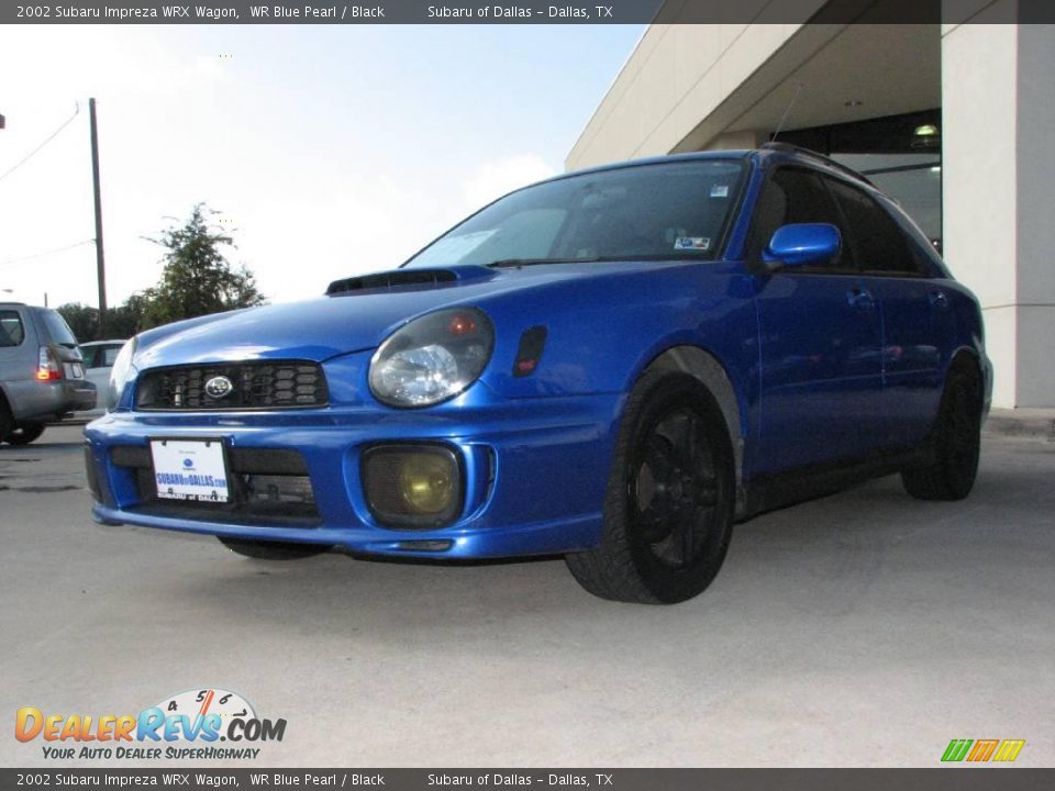 2002 Subaru Impreza WRX Wagon WR Blue Pearl / Black Photo #3