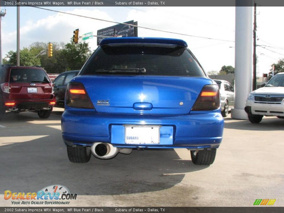 2002 Subaru Impreza WRX Wagon WR Blue Pearl / Black Photo #6