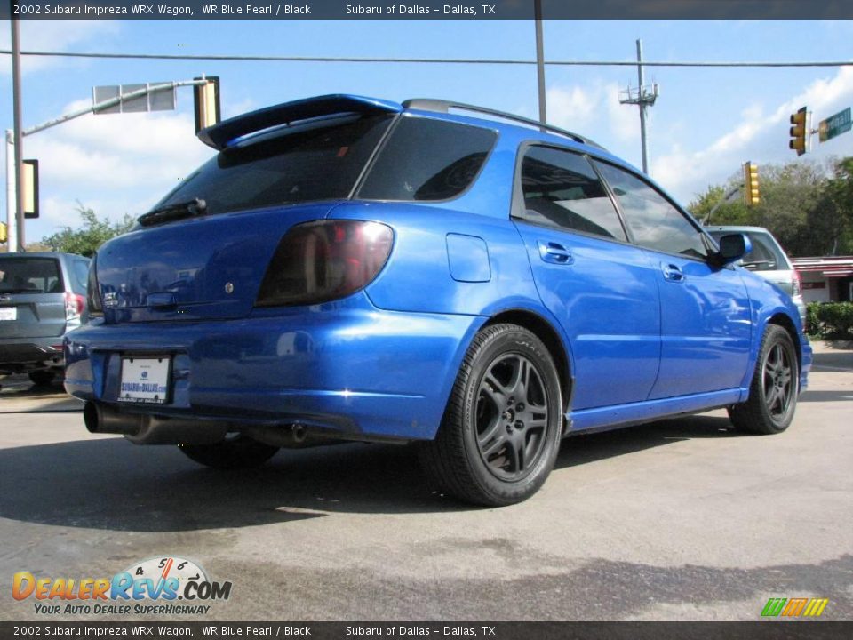 2002 Subaru Impreza WRX Wagon WR Blue Pearl / Black Photo #7